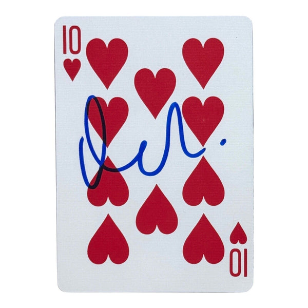 Matt Damon Signed Autograph Playing Card Rounders Movie Mike McDermott COA
