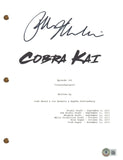 Ralph Macchio Signed Autograph Cobra Kai Counterbalance Episode Script BAS COA