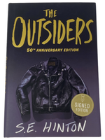 S.E. HINTON Signed THE OUTSIDERS 50TH ANNIVERSARY EDITION HC BOOK Beckett COA