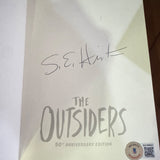 S.E. HINTON Signed THE OUTSIDERS 50TH ANNIVERSARY EXCLUSIVE FAUX LEATHER BAS COA