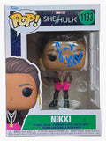 Ginger Gonzaga Signed She Hulk Funko Pop Nikki 1133 Marvel Autograph Beckett COA