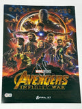 Joe & Anthony Russo Signed Autograph Avengers Infinity War Movie Poster BAS COA