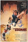 Richard Donner Signed Autograph The Goonies 12x18 Movie Poster Photo Beckett COA