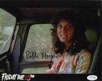 ROBBI MORGAN Signed Autograph 8x10 Photo FRIDAY THE 13TH Horror Actress ACOA COA