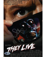 John Carpenter Signed 8x10 Photo THEY LIVE Autograph Horror Director Beckett COA