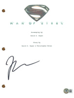 Zack Snyder Signed Autograph Man of Steel Movie Script Superman Beckett COA