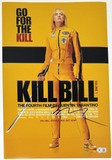 Quentin Tarantino Signed Autograph Kill Bill 12x18 Movie Poster Photo BAS COA