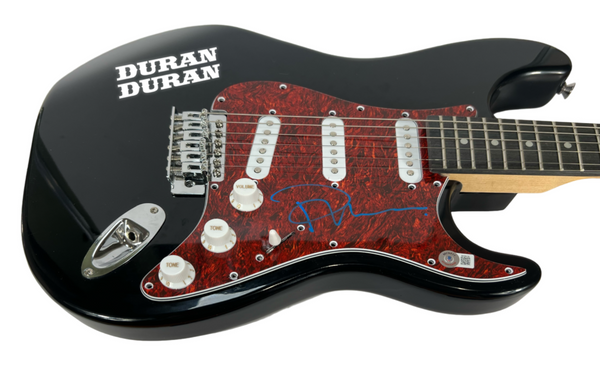 Roger Taylor Duran Duran Signed Autograph Electric Guitar  Beckett COA