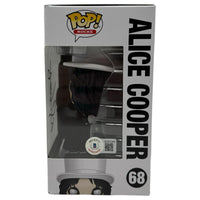 Alice Cooper Signed Autograph Funko Pop Rocks Figure #68 Beckett COA