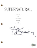 Jim Beaver Signed Autograph Supernatural Pilot Script Screenplay Beckett COA