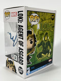 Matt Damon Signed Funko Pop Loki Agent of Asgard Thor Avengers Autograph BAS COA