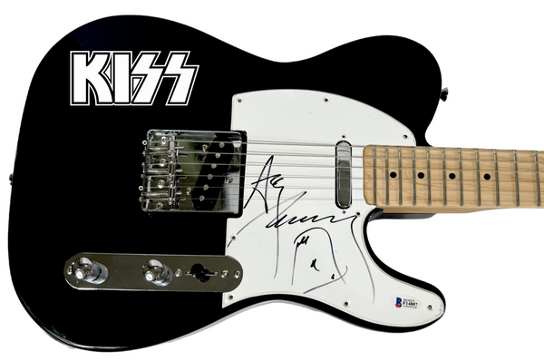 Ace Frehley KISS Signed Autograph Electric Guitar The Spaceman Beckett COA