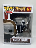 Corey Taylor Slipknot Signed Autograph Funko Pop Rocks #177 Proof Beckett COA
