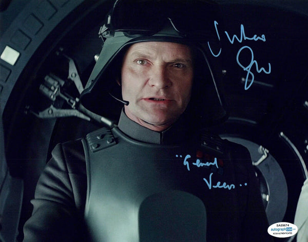 Julian Glover STAR WARS Signed Autograph 8x10 Photo General Veers ACOA COA