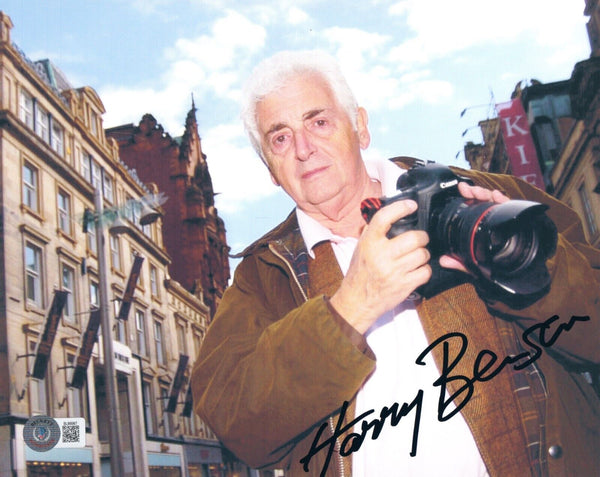 Harry Benson Signed Autograph 8x10 Photo The Beatles Photographer Beckett COA