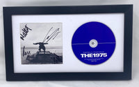 THE 1975 Band Signed BEING FUNNY IN A FOREIGN LANGUAGE CD Framed Autograph COA