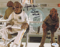 GERALD HOME Signed STAR WARS Autograph 8x10 Photo Mon Calamari Officer ACOA COA