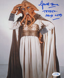 GERALD HOME Signed STAR WARS Autographed 8x10 Photo ROTJ Tessek Squid Head ACOA