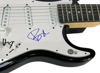 Billie Joe Armstrong & Mike Dirnt Green Day Signed Electric Guitar BECKETT COA