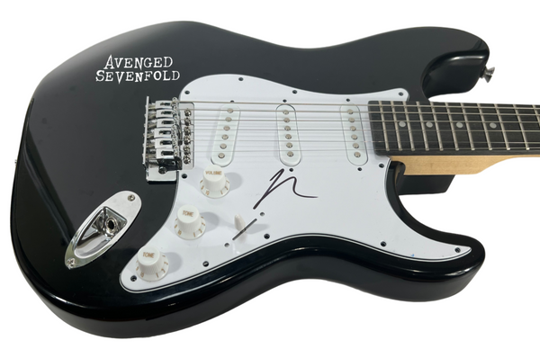M. Shadows AVENGED SEVENFOLD Signed Autograph Electric Guitar Band Singer COA