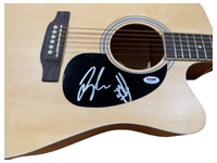 Florida Georgia Line Signed Acoustic Guitar Brian Kelley Tyler Hubbard PSA COA