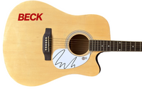 Beck Hansen Signed Autograph Full Size Acoustic Guitar Sea Change Beckett COA