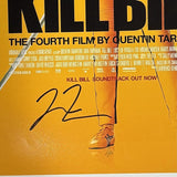 Quentin Tarantino Signed KILL BILL Movie Poster 12x18 Photo Autograph Beckett