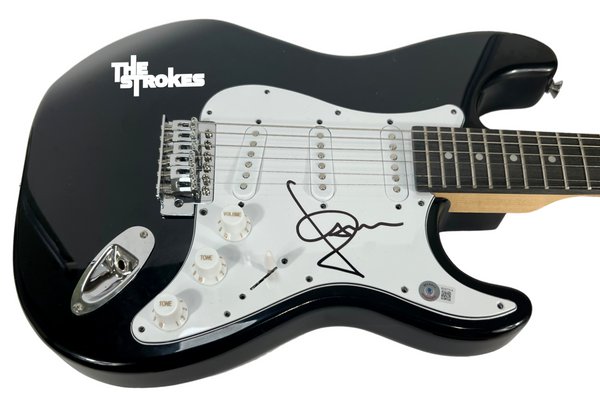 Julian Casablancas THE STROKES Signed Autograph Electric Guitar Beckett COA