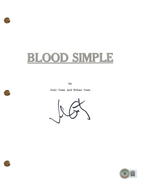 John Getz Signed Autograph Blood Simple Movie Script Full Screenplay Beckett COA