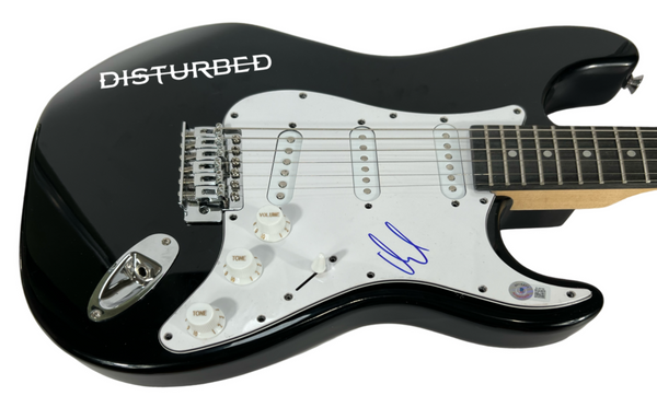 David Draiman DISTURBED Signed Autograph Electric Guitar Band Singer Beckett COA