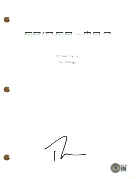 Tobey Maguire SPIDER-MAN Signed Autographed Full Movie Script Screenplay BAS COA