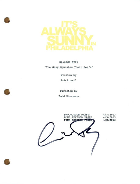 Charlie Day Signed It's Always Sunny in Philadelphia #902 Script Screenplay COA