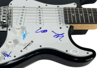 MANESKIN Signed Electric Guitar Damiano David x4 Full Band Autograph ACOA COA