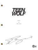 JR Bourne Signed Autograph Teen Wolf Pilot Script Screenplay J.R. Beckett COA
