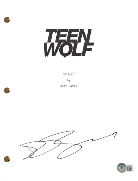 JR Bourne Signed Autograph Teen Wolf Pilot Script Screenplay J.R. Beckett COA