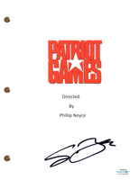 Sean Bean Signed Autographed Patriot Games Movie Script Screenplay ACOA COA