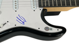 David Draiman Disturbed Signed Autograph Electric Guitar Band Singer Beckett COA