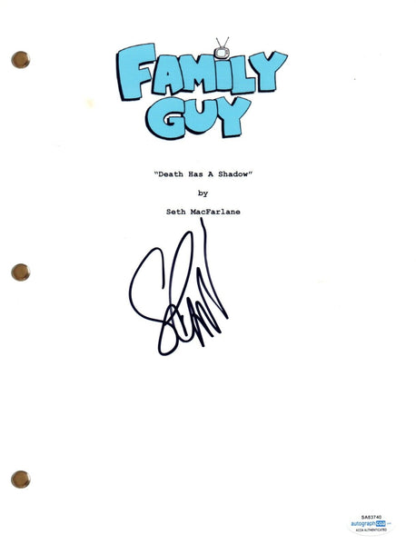 Seth Green Signed Autograph Family Guy Pilot Episode Script Chris ACOA COA