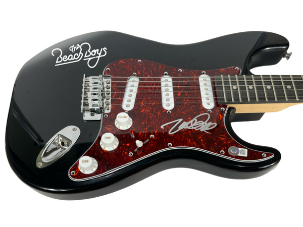 Mike Love The Beach Boys Signed Autograph Electric Guitar Beckett BAS COA