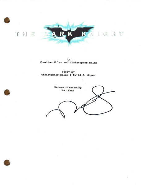 Melinda McGraw Signed Autograph THE DARK KNIGHT Movie Script Full Screenplay COA