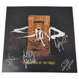 STAIND Signed Confessions Of The Fallen Album Insert + Orange Splatter Vinyl COA