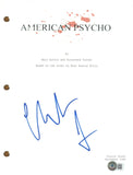 CHRISTIAN BALE Signed AMERICAN PSYCHO Autograph Movie Script Screenplay Beckett
