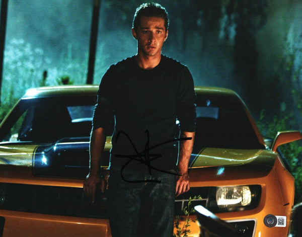 Shia LaBeouf Signed 11x14 Photo Transformers Movie Autograph Beckett COA