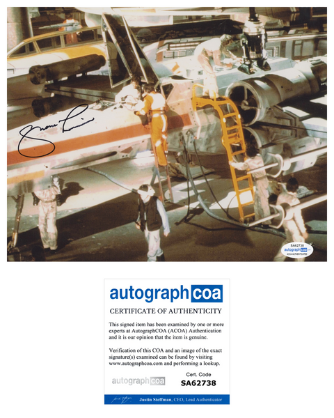 SHANE RIMMER Signed STAR WARS Autograph 8x10 Photo A New Hope Rebel Fighter ACOA