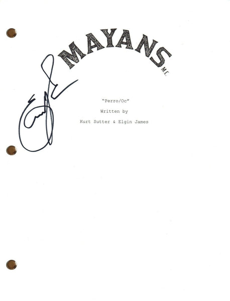 Emilio Rivera Signed Autograph Mayans M.C. Pilot Episode Script COA