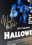 Jamie Lee Curtis & Nick Castle Signed HALLOWEEN Photo Poster Autograph BAS COA