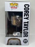 Corey Taylor Slipknot Signed Autograph Funko Pop Rocks #177 Proof Beckett COA