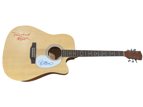 Richard Marx Signed Autograph Full Size 41" Acoustic Guitar Singer COA