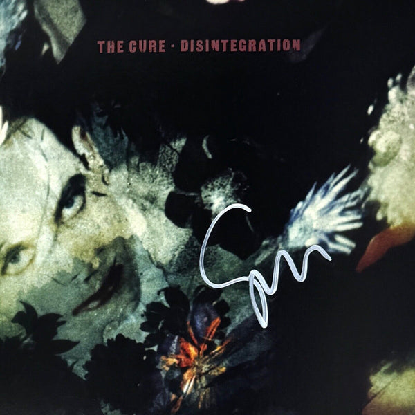 Simon Gallup The Cure Signed Disintegration Vinyl LP Album Autograph Beckett COA