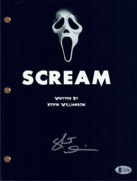 Skeet Ulrich Signed Autograph SCREAM Movie Script Full Screenplay Beckett COA